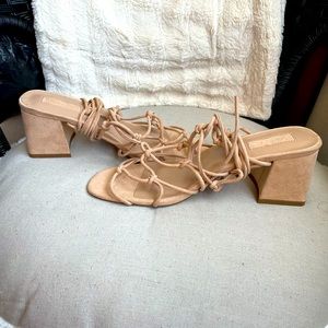 Forever 21 strappy heels!